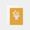 Fashion Fox u0026 Fallow Amazing Mama Check Vase Greeting Card