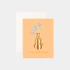 Discount Fox u0026 Fallow Anniversary Bubble Vase Greeting Card
