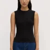 New Assembly Label Antonia Jersey Tank - Black