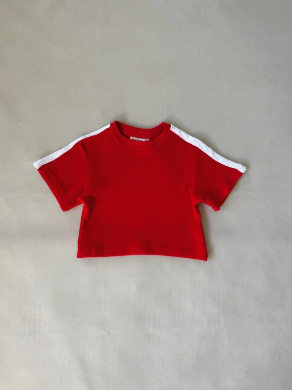 Outlet Tiny Trove Atlas Cotton Set - Apple Red