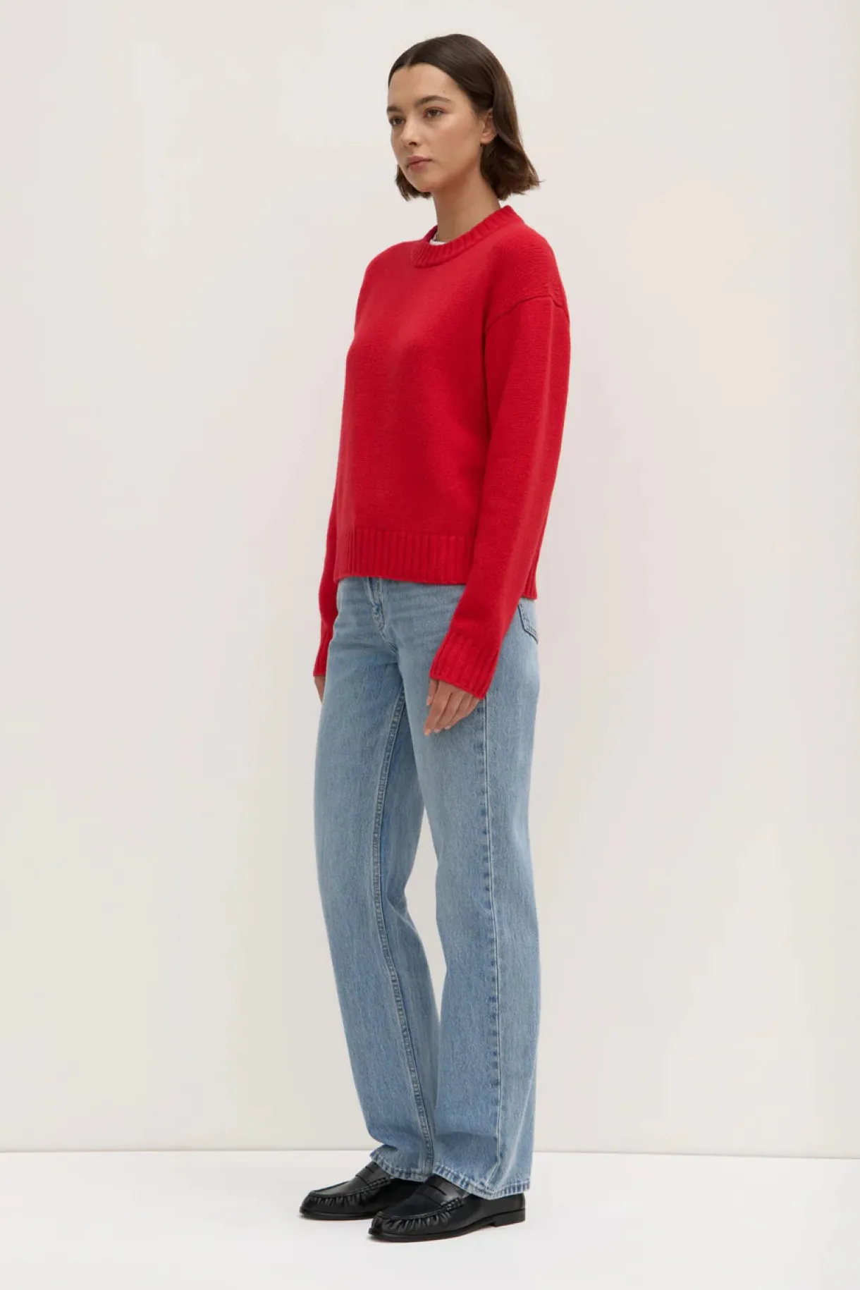 beau_wool_merino_knit__go_1.webp Fashion Assembly Label Beau Wool Merino Knit - Goji