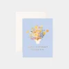 Clearance Fox u0026 Fallow Birthday Beautiful Bouquet Greeting Card