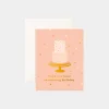 Best Fox u0026 Fallow Birthday Cake Daisies Greeting Card
