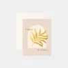 Online Fox u0026 Fallow Birthday Frond Greeting Card