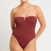 Fashion Bond-Eye Swim Blake One Piece - Carmine