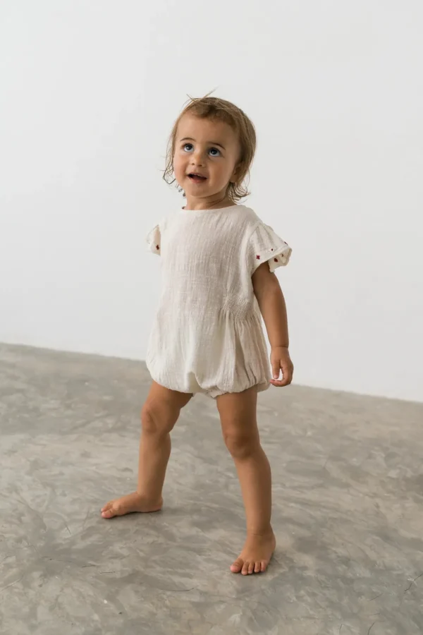 Sale Illoura The Label Blossom Romper - Natural