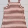 Discount Milky Designs Bobbi Rib Dress - Red Stripe