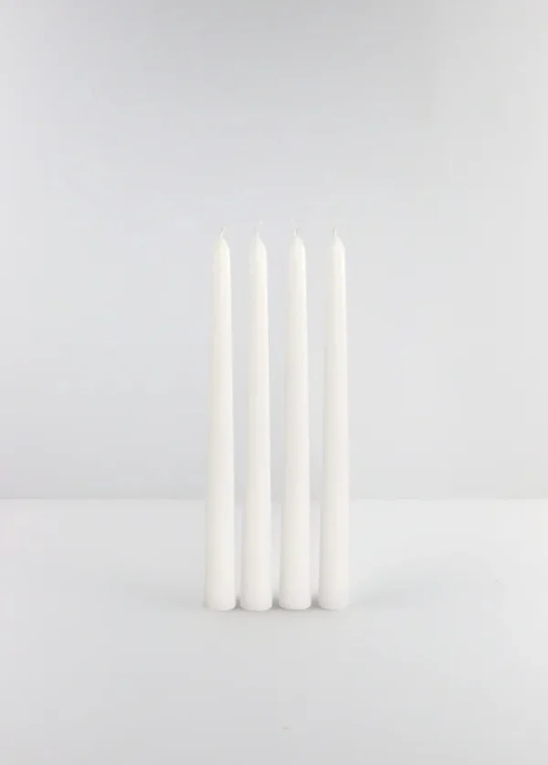 Clearance Bondi Scent Taper Candles - White