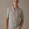 Clearance Mctavish Camp Collar Shirt - White Multi