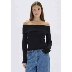 Sale Assembly Label Cari Off-Shoulder Merino Wool Top