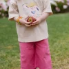Sale Sunday Siblings Catch'n Bunnies Tee - Pink