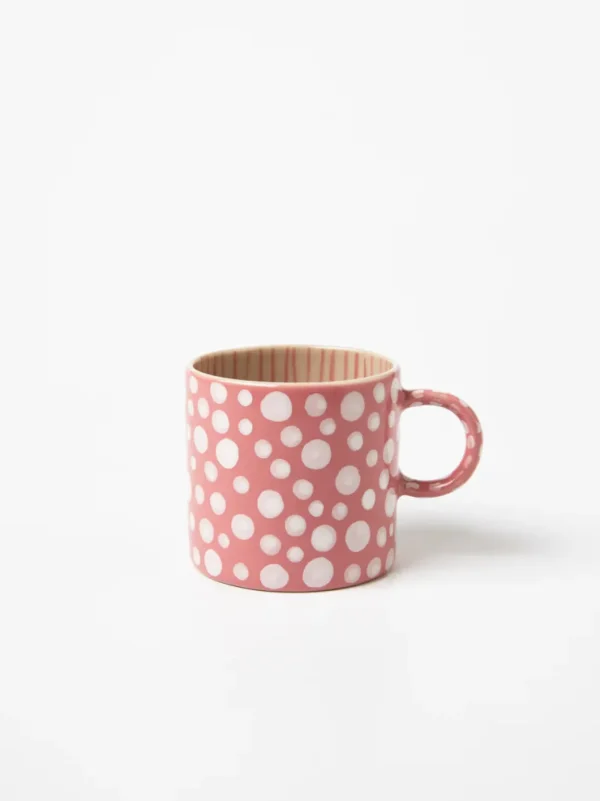 Outlet Jones u0026 Co Chino Espresso Pink Dot