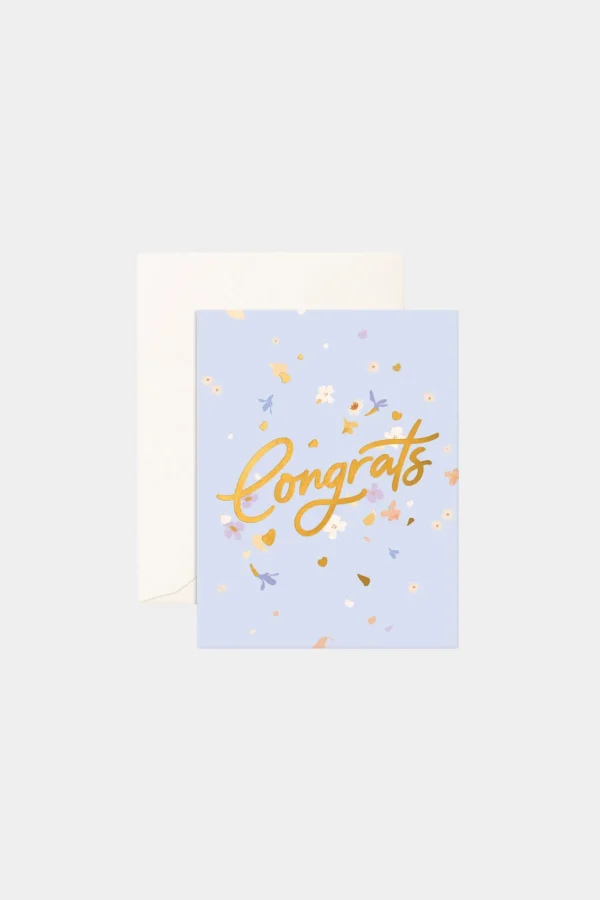 Outlet Fox u0026 Fallow Congrats Flowerbomb Greeting Card