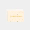Online Fox u0026 Fallow Congratulations Dots Mini Greeting Card