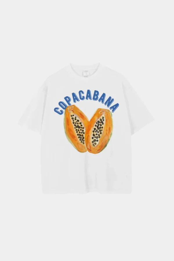 Best Maku Copacabana Tropical T-Shirt Oversized - White