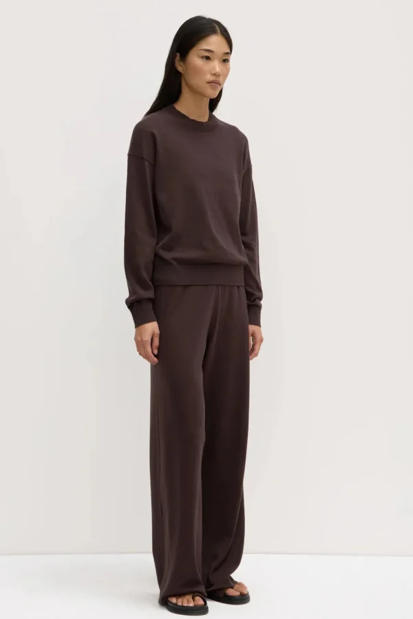 Outlet Assembly Label Cotton Cashmere Lounge Sweater - Ganache
