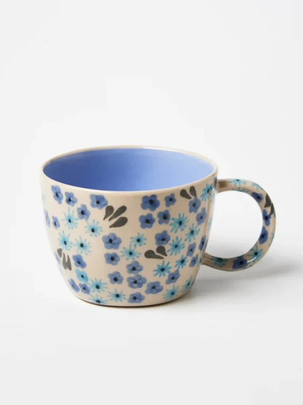 Hot Jones u0026 Co Ditsy Periwinkle Mug