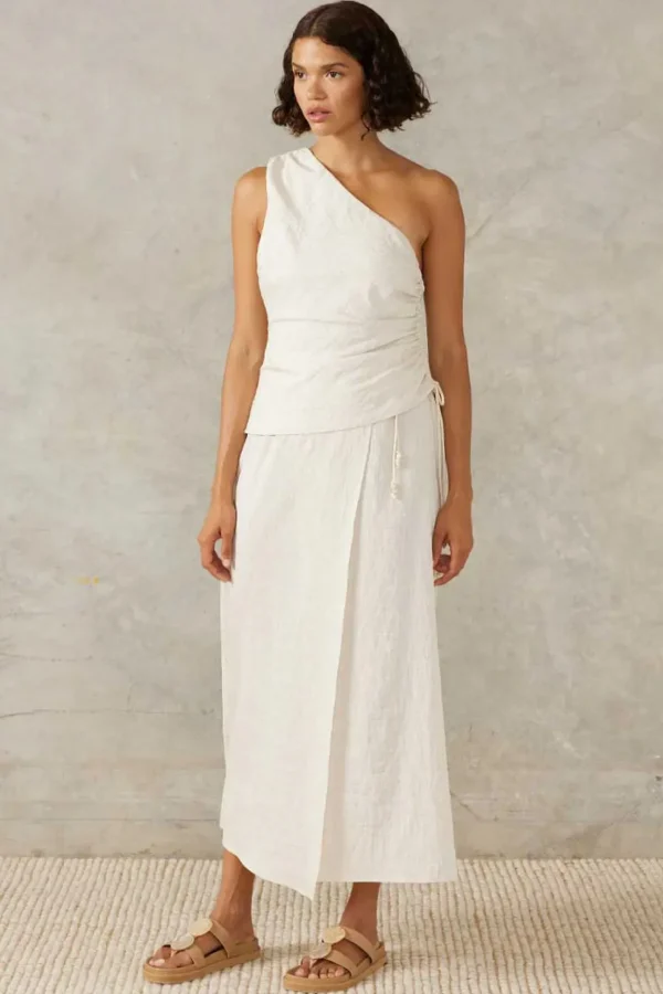 Online Mon Renn Dune Wrap Skirt - Snow Marle