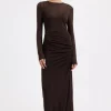 New Nude Lucy Evelyn Knit Maxi Dress - Espresso
