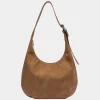 Fashion Brie Leon Everyday Croissant Bag - Caramel Nubuck