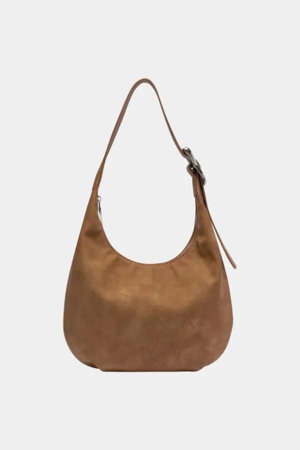 Fashion Brie Leon Everyday Croissant Bag - Caramel Nubuck