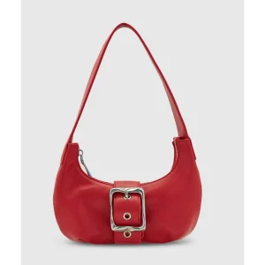 Hot Brie Leon Everyday Mini Baguette Bag - Maraschino Cherry