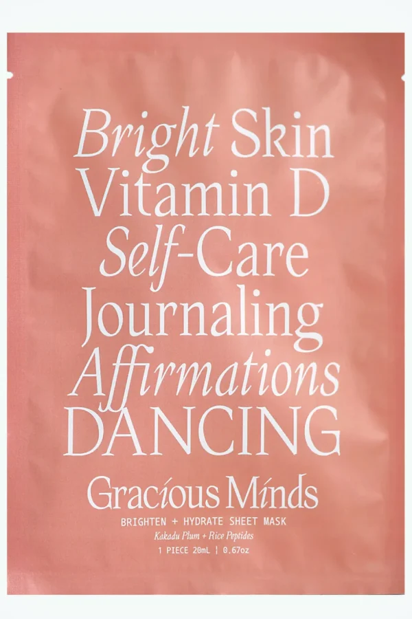 Best Gracious Minds Face Sheet Mask