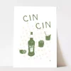 Fashion Camellia Pickle Fine Art Print - Cin Cin A4