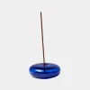 Hot Gentle Habits Glass Incense Holder - Cobalt
