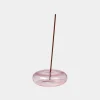 Fashion Gentle Habits Glass Incense Holder - Pink
