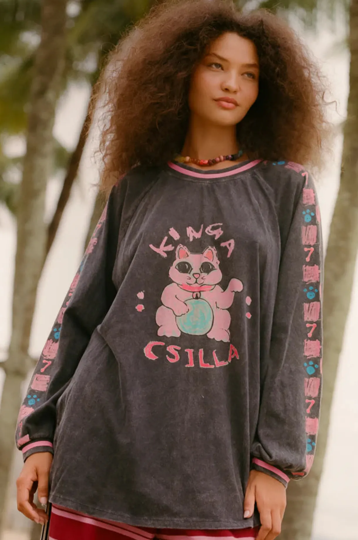 good_luck_roses_tee_1.webp Outlet Kinga Csilla Good Luck Roses Tee