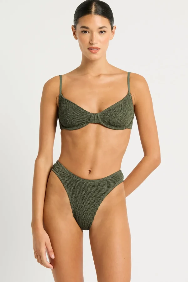 Fashion Bond-Eye Swim Gracie Balconette - Khaki