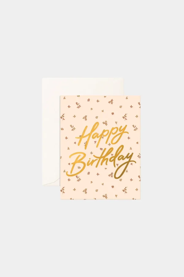 New Fox u0026 Fallow Happy Birthday Birch Greeting Card