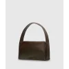 Fashion Brie Leon Harlow Slouch Mono Baguette Bag - Choc Nappa