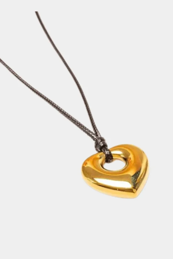 Outlet We Are Emte Heart Pendant Necklace in Gold