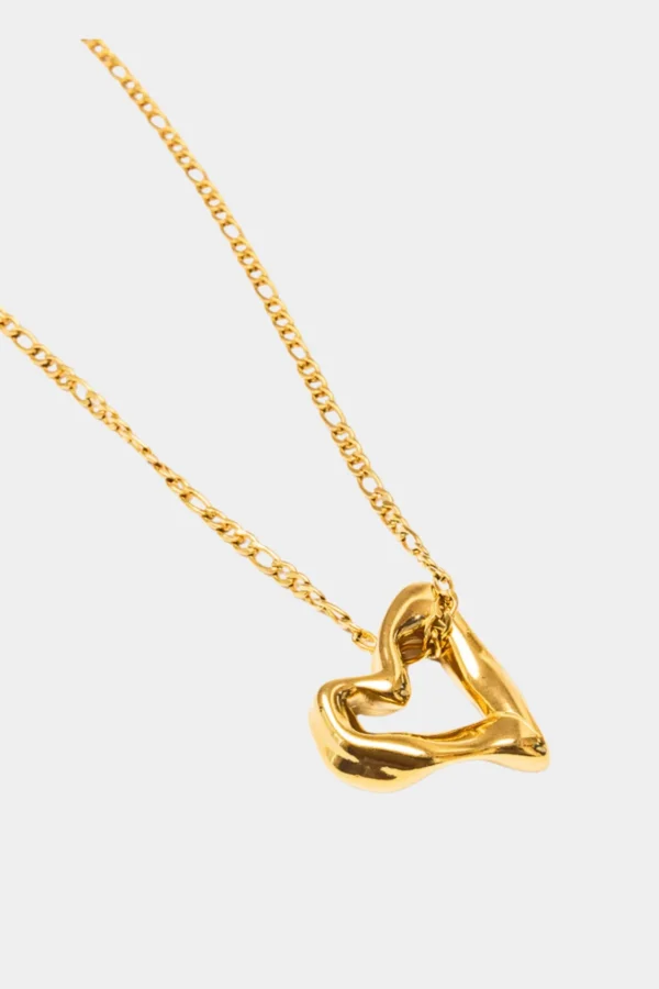 Outlet We Are Emte Heart Strong Necklace in 18k Gold Plated