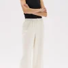 Discount Assembly Label Heather Silk Blend Pant - Cream