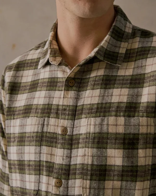 Discount Mctavish House Check Flannel Shirt - Green Multi