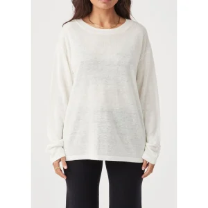 Clearance Arcaa Movement Hugo Long Sleeve Tshirt - Cream
