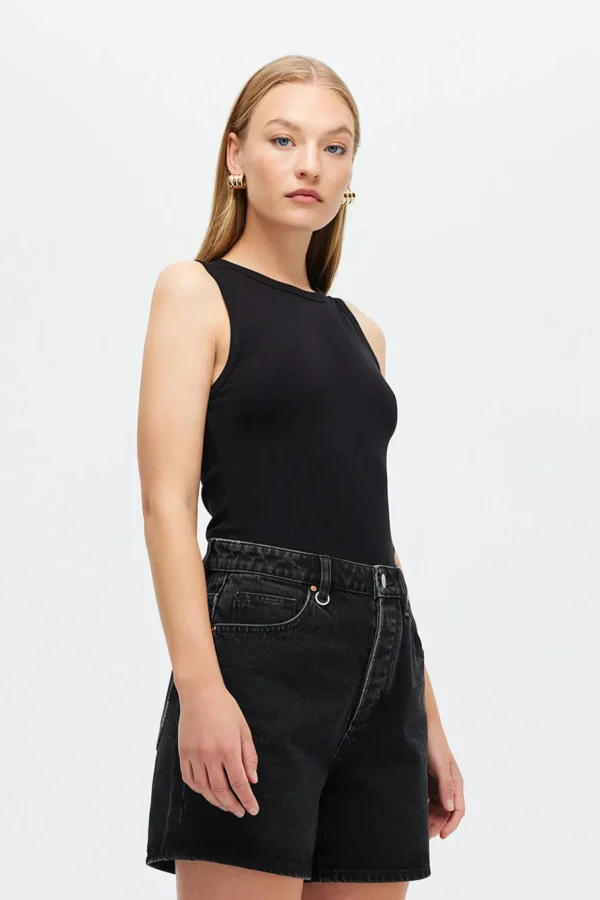Best Neuw Denim Jonesy Singlet AM - Black
