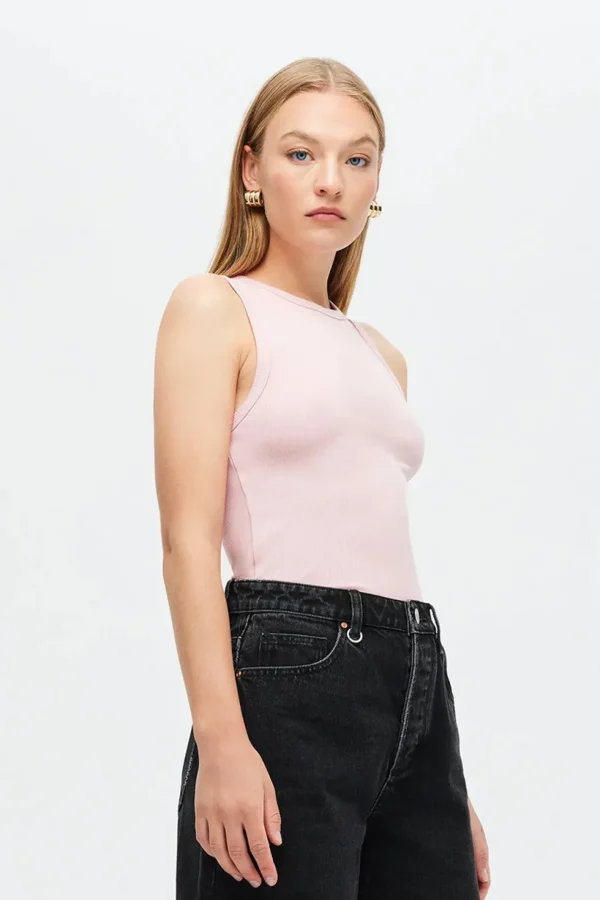 Outlet Neuw Denim Jonesy Singlet AM - Pink Salt