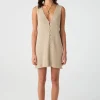 Discount Arcaa Movement Jude Reversible Mini Dress - Taupe