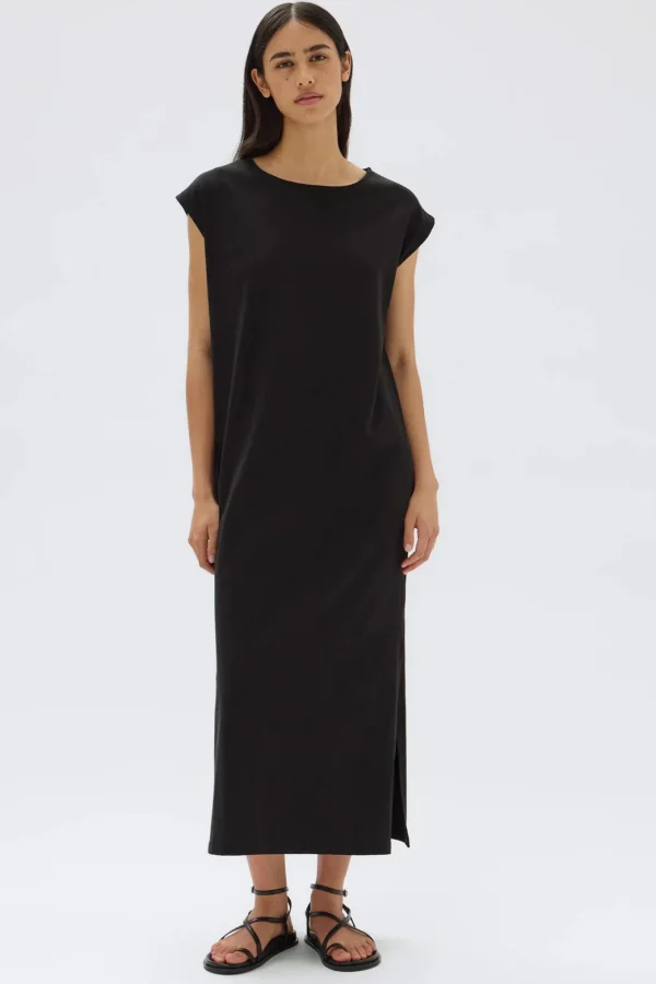 Hot Assembly Label Kahrissa Jersey Tank Dress - Black