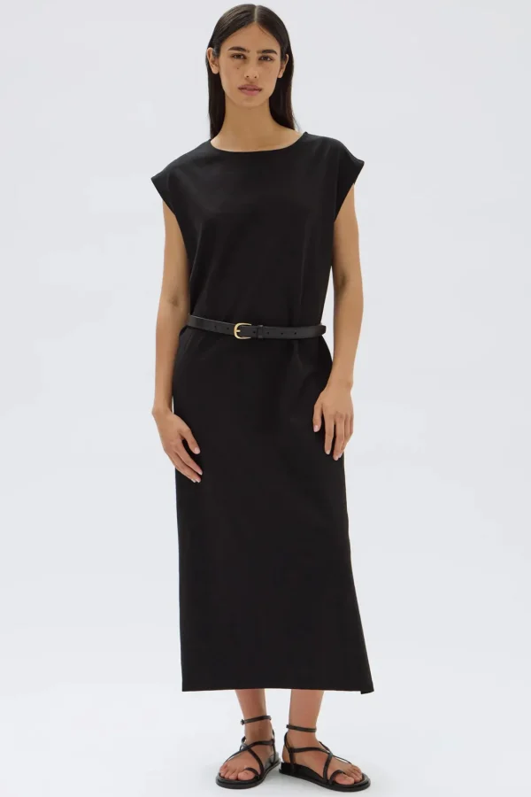 Hot Assembly Label Kahrissa Jersey Tank Dress - Black