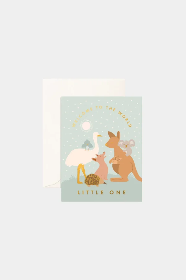 Hot Fox u0026 Fallow Little One Outback Greeting Card
