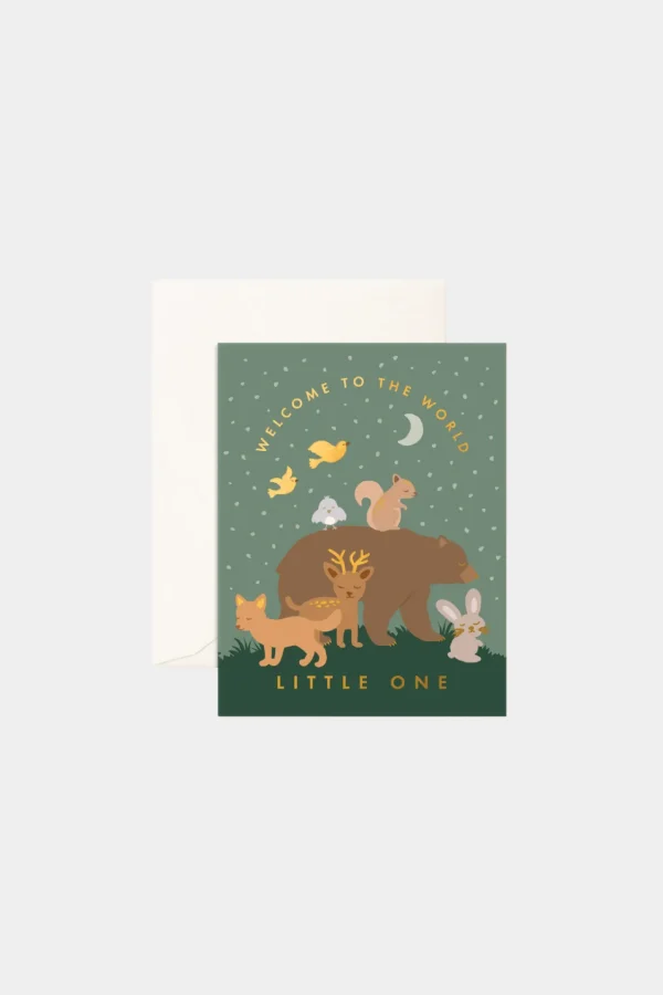 Clearance Fox u0026 Fallow Little One Woodland Greeting Card