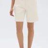 Discount Assembly Label Longline Denim Short - Ecru