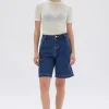 Discount Assembly Label Longline Denim Short - Heritage Blue
