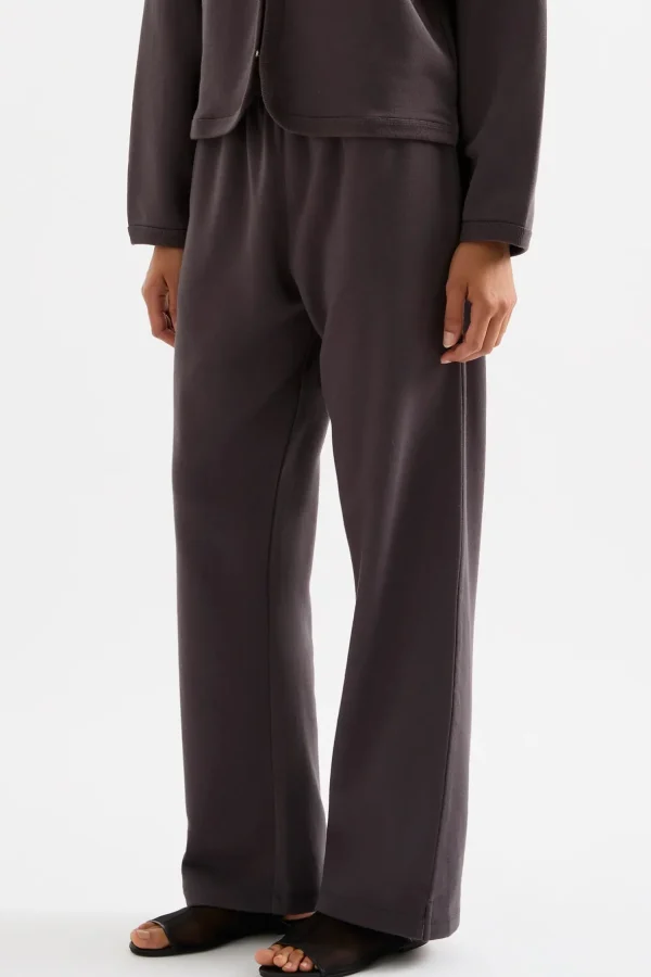 New Nude Lucy Lounge Fleece Trackpant - Coal