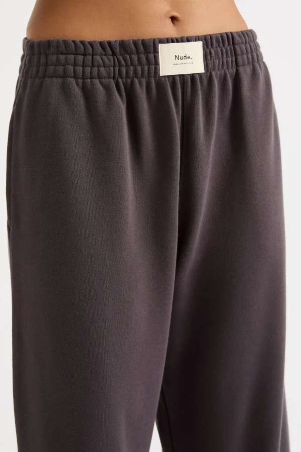 New Nude Lucy Lounge Fleece Trackpant - Coal